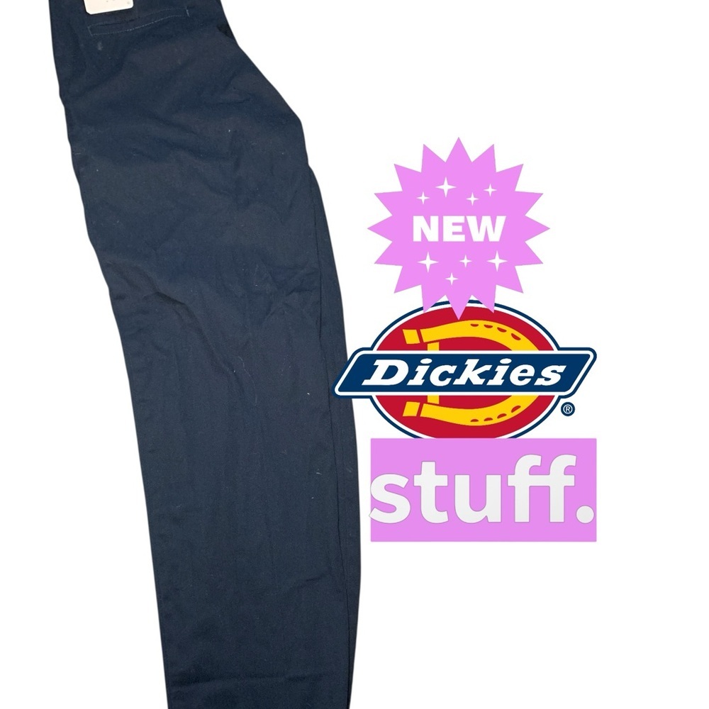 Dickies Navy Blue Slimming Pants (10265) size 6 Reg